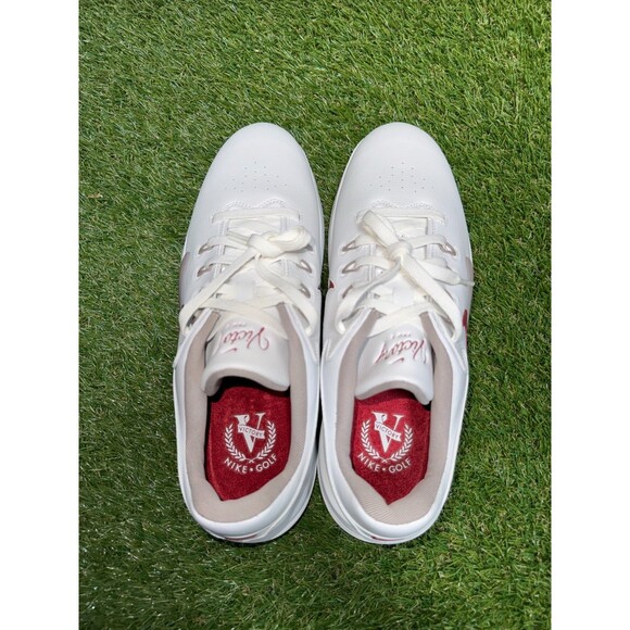Nike Victory Pro 4 White Red Golf Shoes Men Size 12 Wide PGA Masters HM9220-103 main image 4